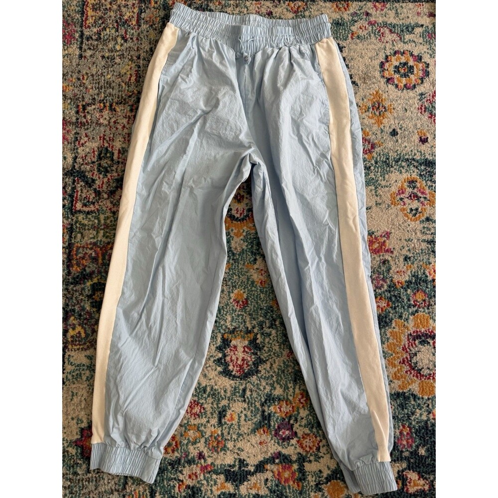 Fabletics Light Blue Track Pants Sporty Active Athleisure Women's Size‎ M*